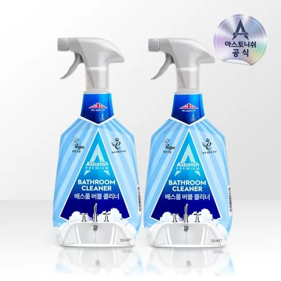 배스룸 클리너 750ml 2개 욕실청소세제