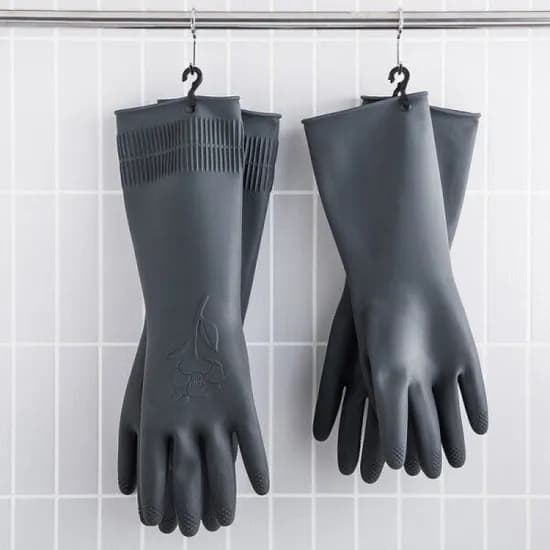 데일리 걸이형 컬러 고무장갑 5개세트 그레이 M/L 12,900원