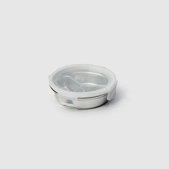 스테인리스 원형 세칸나눔찬통 350ml