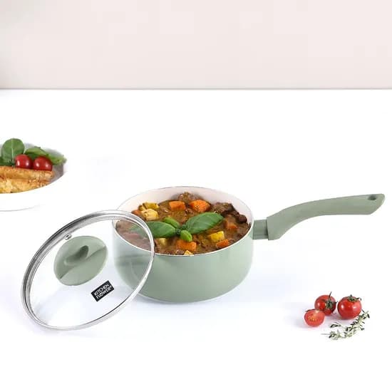 쿠킨 IH인덕션 칼라냄비 편수18cm