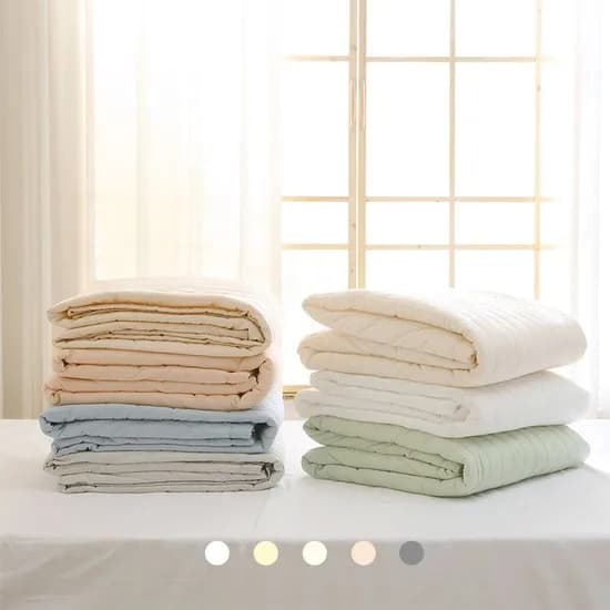 내추럴 40수 순면 고정밴딩 침대패드 SS/Q/K/EK 8컬러