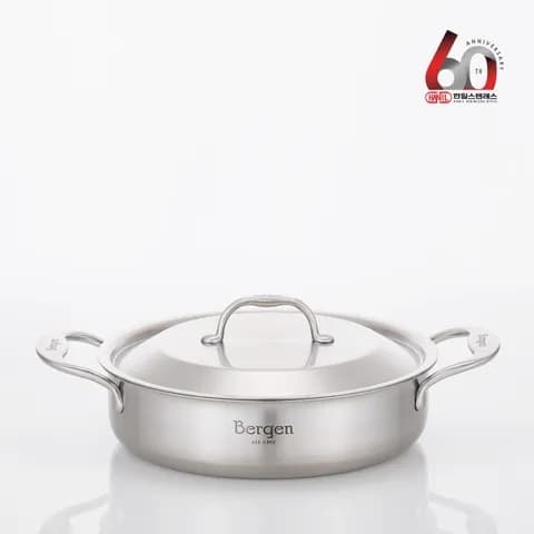 통5중 IH 인덕션 베르겐 스텐 전골냄비 24cm