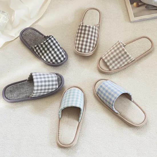 국내생산 4중 쿠션 도톰한 멜란체크 층간소음 슬리퍼 6colors 3size 12,900원