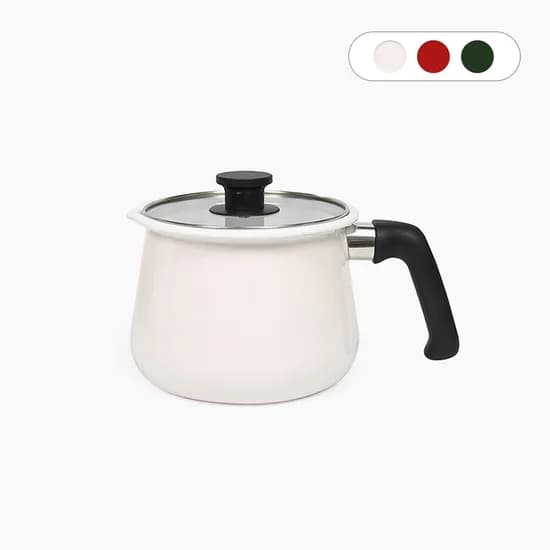 샤틴 인덕션 법랑 편수냄비 쿡팟 16cm