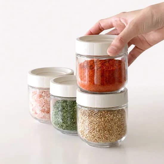 로망키친 쌓을수있는 블럭 양념병 350ml 4P세트