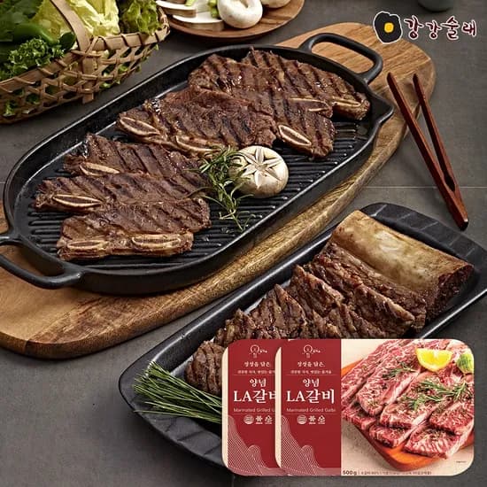 홈채움 양념LA갈비 500g*2팩