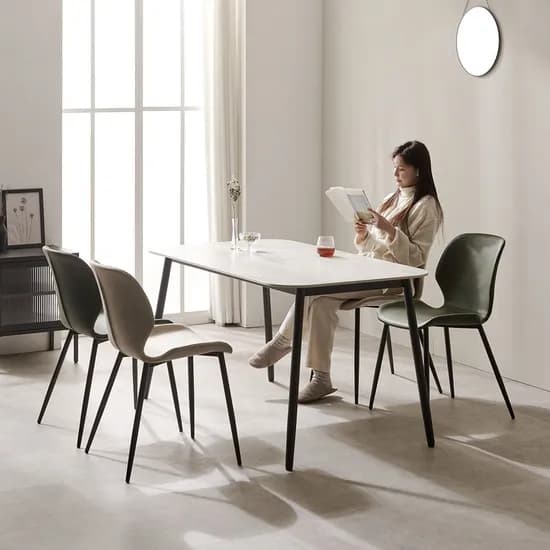 쿠폰가 206,100원 / 지노 12T 세라믹 4인용 식탁세트 1400(의자4)
