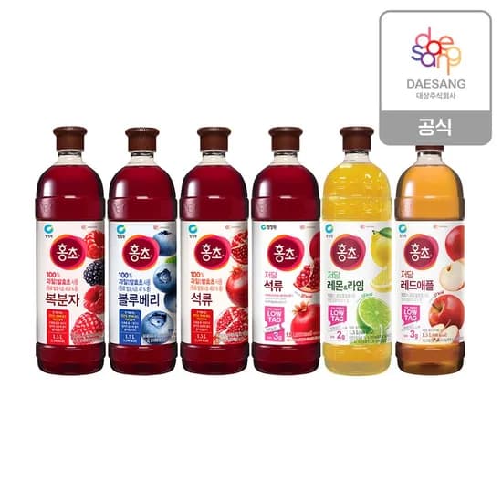 홍초 1.5L 6종 골라담기