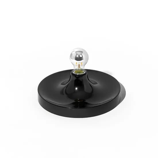 UFO KID LAMP 무타공 벽조명 (블랙)