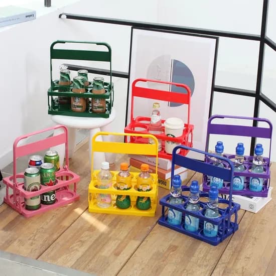 비비드 접이식 커피 컵 음료 캐리어 트레이 (2size/6color)