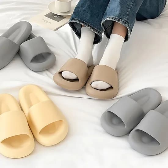 더 두꺼워진 푹신한 층간소음 방지 마카롱 실내슬리퍼 2size 7colors