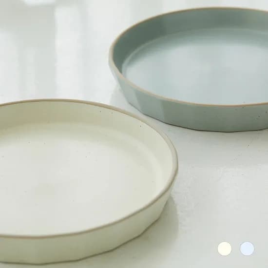 온도 하늘이야기 원형접시 대 20.6cm 2color 무광