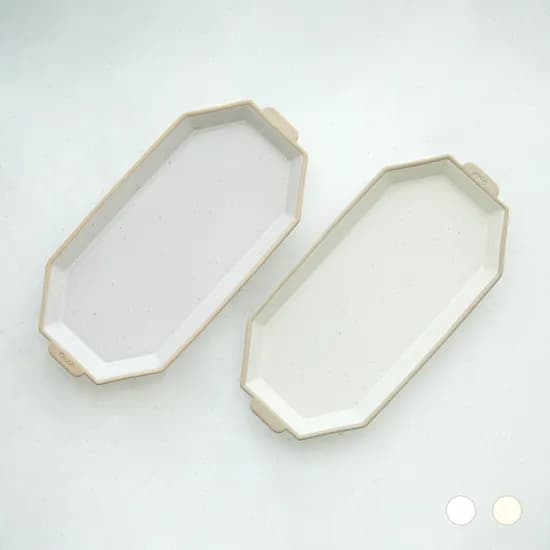 온도 하늘이야기 핸들 팔각접시 2color 무광