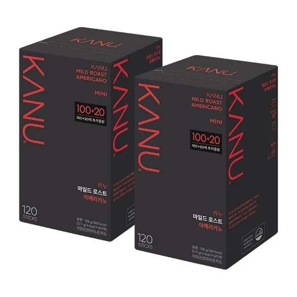 카누 마일드 미니 120T+120T 총240T