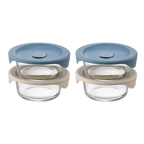 1+1 바로한끼 밥용기 450ml 2P X 2SET (총 4P)