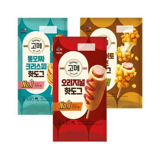 고메 핫도그 오리지널 외 3종