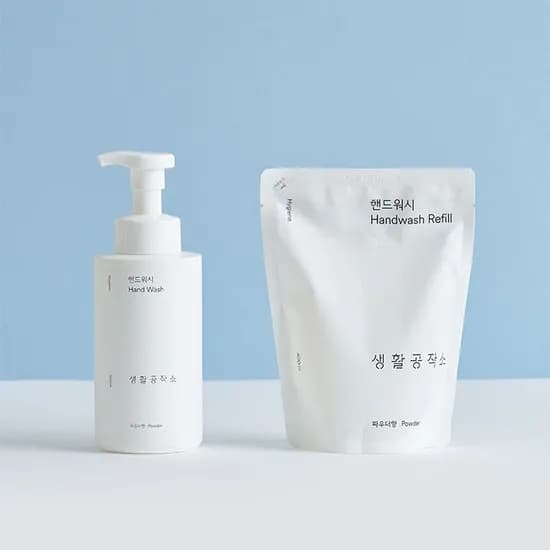 핸드워시 손세정제 물비누 손세정제리필 거품비누 업소용 500ml 1개+리필 400mlx2개