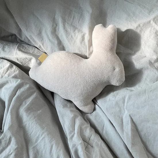 토끼 쿠션 포그 화이트 - Rabbit Cushion Fog White