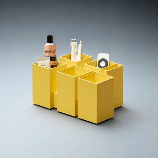 픽셀트레이 책상 소품 다용도 수납 정리함 데스크테리어 연필꽂이 5colors