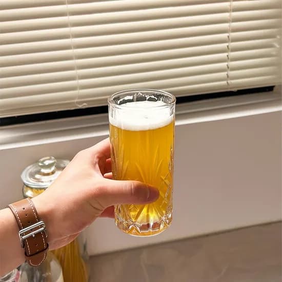 1+1 크리스탈 롱 글라스 홈카페 홈바 유리 컵 맥주잔 하이볼 와인잔