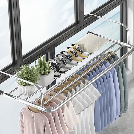 스텐 길이조절 빨래건조대 4size