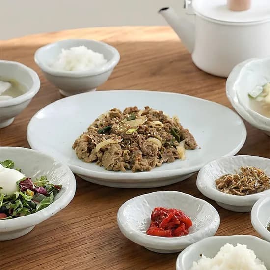 곱게 빚은 은유 메인 대접시 2호 국산 프리미엄 한식 도자기