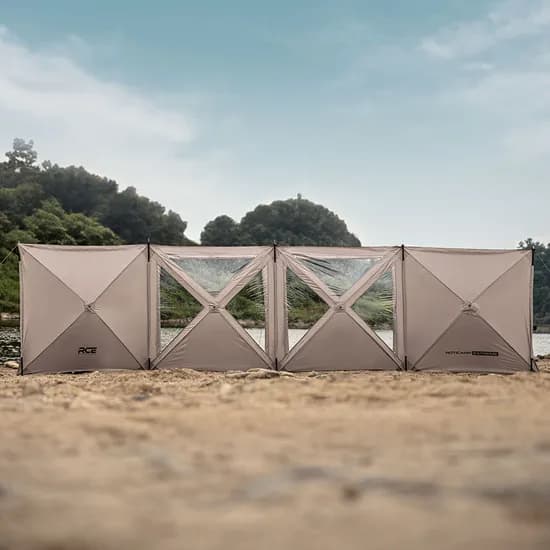 로티캠프 윈드 스크린 블랙코팅 캠핑 대형 바람막이 그늘막 원터치 가림막 SWS