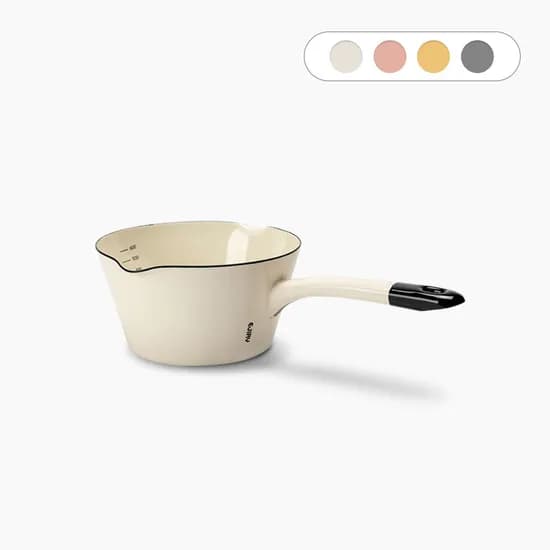 레모 법랑 인덕션 이유식냄비 밀크팬 14cm