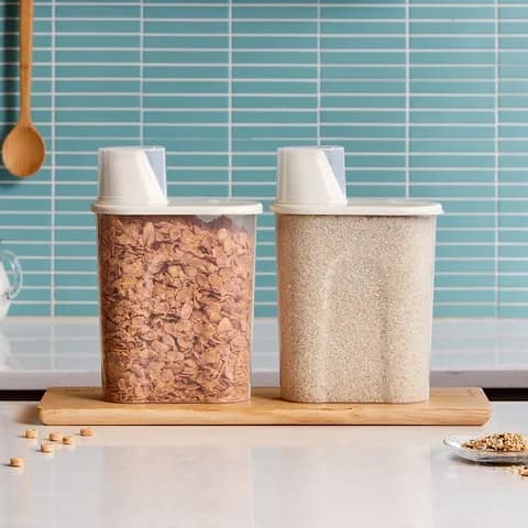 깔끔 도어포켓 잡곡용기 2500ml 2P