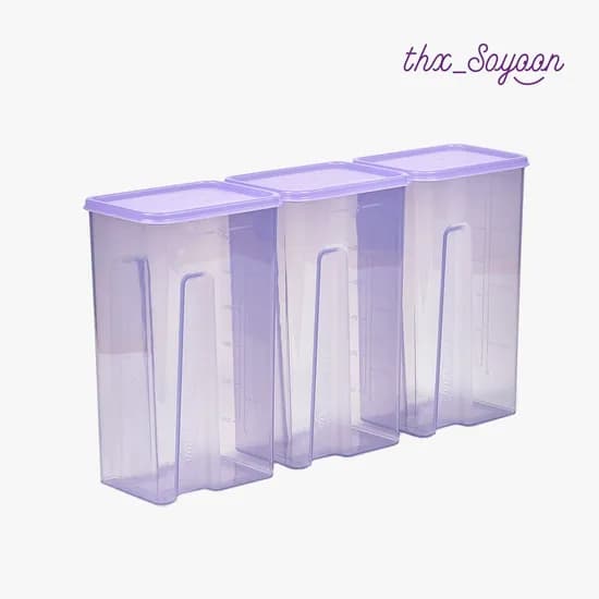 냉동용기 밀폐용기 타워1호 2,200ml 3개세트