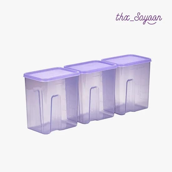 냉동용기 밀폐용기 타워3호 1,500ml 3개세트