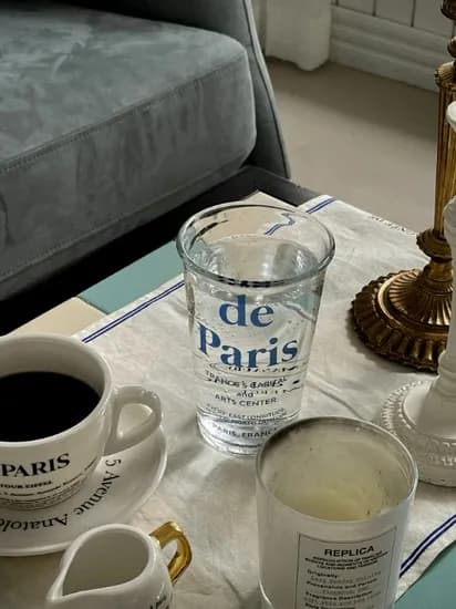 de Paris CUP 380ml 홈카페 유리컵