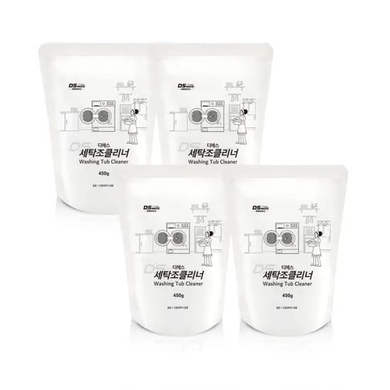 세탁조 클리너 450g x 4개입 대용량 1년치