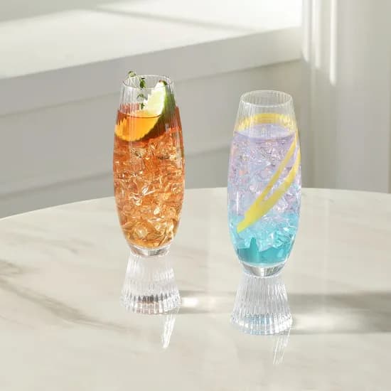 몬즈 크리스탈 플리츠 샴페인잔 220ml