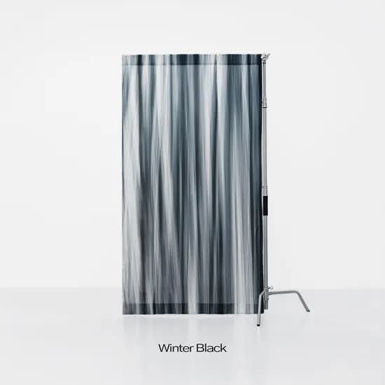 자체제작 패브릭 가리개 커튼/Winter Black 빈터 블랙