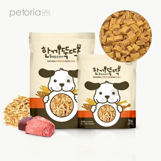 한끼뚝딱 소프트 강아지사료 4종 3kg+1kg(총 4kg) 사은품 증정