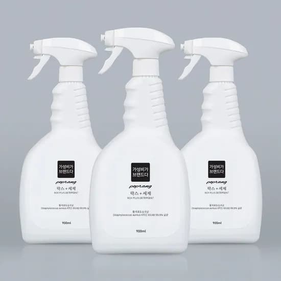 The 깨끗한 락스플러스 욕실세정제 플라워향 900ML x 3개
