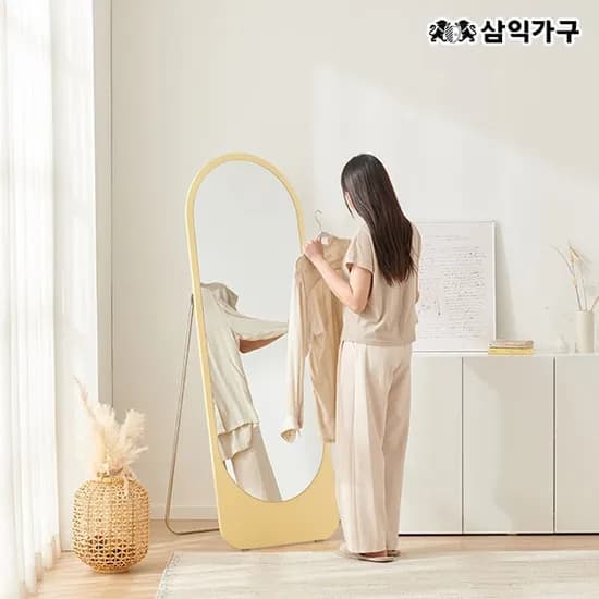 모라 아치형 라운드 대형 전신거울 400/600 (거치대 포함) 64,900원
