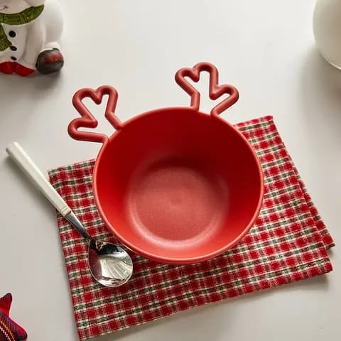 크리스마스 루돌프 모양볼 레드 4,800원