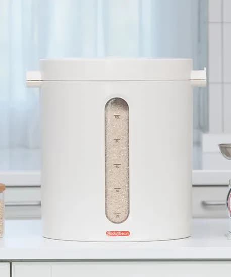 에어제로 UVC 살균 무선 진공쌀통 10kg