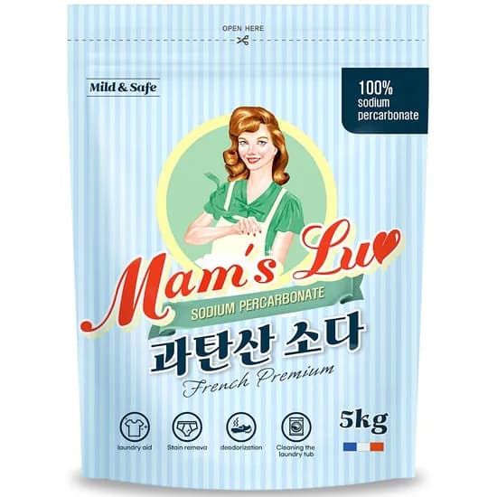 과탄산소다 파우치 5kg 프렌치 프리미엄 산소계표백제