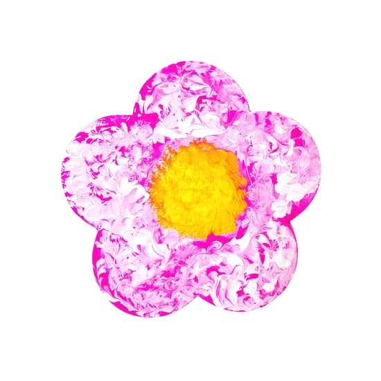 모양 캔버스보드 꽃
