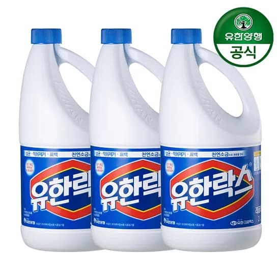 유한락스 레귤러 2L 3개