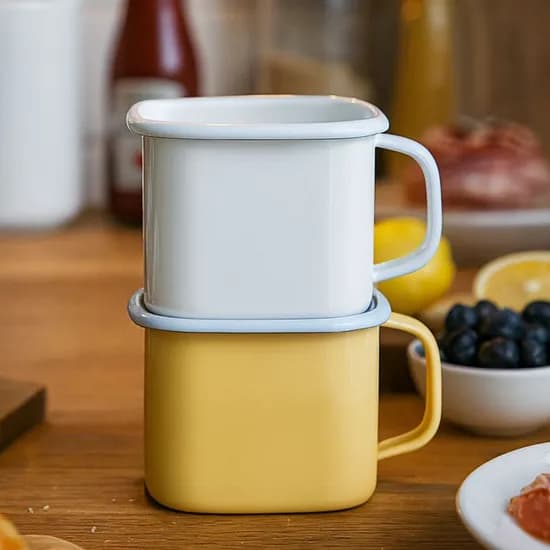 소소 법랑 사각 IH 캐니스터 냄비 밀폐용기 2.2L