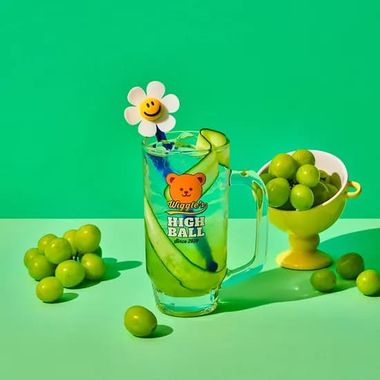 위글위글 하이볼머그 540mL 테디베어