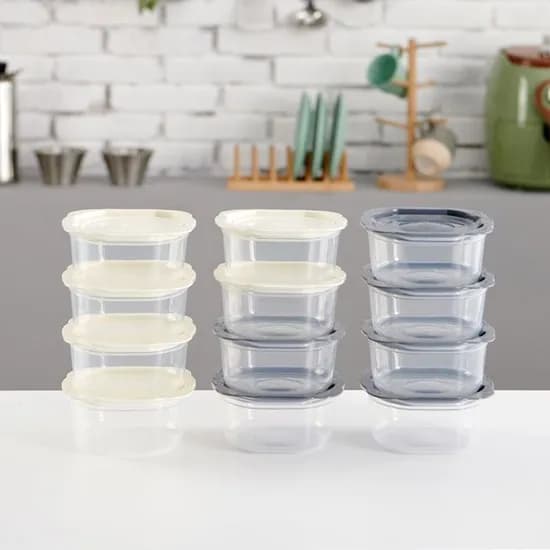 모던 맛쿡 전자레인지 전용 밥 국 냉동보관용기