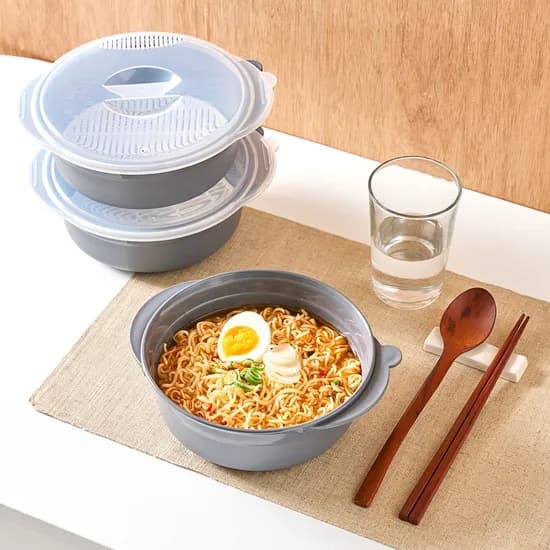 전자레인지 라면용기 간편찜기 1.2L