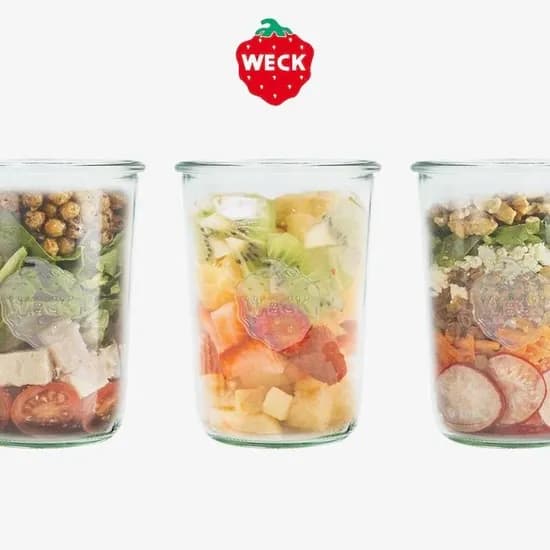 WECK 몰드 헬씨데이 밀프랩 세트 (총 8피스 세트)