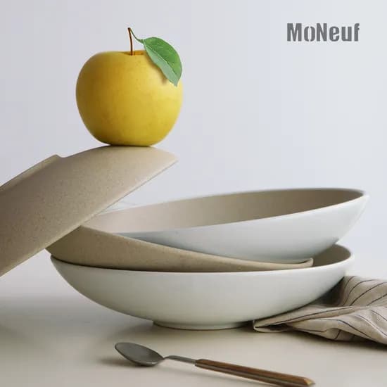 모네프 환원 도자기 노아 쿠프 23.5cm 파스타접시