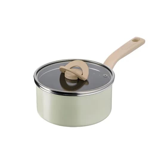 인덕션 티타늄 블라썸 민트 편수냄비 18cm